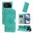 Mobigear Sunflower iPhone 17 Pro Cover a libro portafoglio - Verde