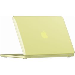 Mobigear Crystal Case MacBook Neo 13 tuuman (2026) Kova MacBook-suojakuori - Citrus yellow - Malli A3404