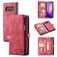 CaseMe 008 Samsung Galaxy S10 Cover a libro 2 in 1 con guscio estraibile a portafoglio - Rosso