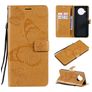 Mobigear Butterfly Xiaomi Mi 10T Lite Capa livro Carteira - Conhaque