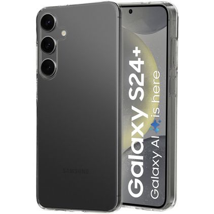 Mobiparts Classic Transparentní Samsung Galaxy S24 Plus Flexibilní TPU Zadní kryt - Průhledná
