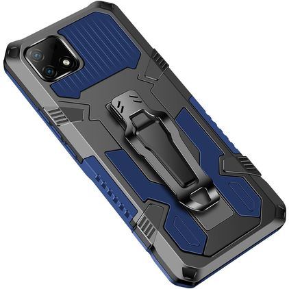 Mobigear Armor Stand Realme C21 Hardcase Back cover Antiurto con supporto - Blu