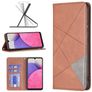 Mobigear Rhombus Slim Samsung Galaxy A33 Etui z klapką - Brązowy