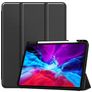 Mobigear Tri-Fold Gel iPad Pro 12,9 polegadas (2020) TPU / Pele sintética Capa livro + Suporte para caneta stylus - Preto