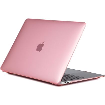 Mobigear Glossy MacBook Air 13 pollici (2018-2020) Cover rigida per MacBook - Rosa - Modello A1932 / A2179 / A2337