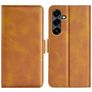 Mobigear Slim Magnet Samsung Galaxy S25 FE Funda tipo libro Cartera - Coñac
