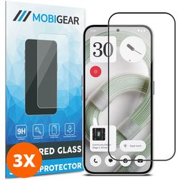 Mobigear Premium Nothing Phone (2a) Plus Tempered Glass Screen Protector - Case Friendly (3-Pack)