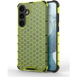 Mobigear Honeycomb Samsung Galaxy S24 Plus Hardcase Etui plecki Wstrząsoodporne - Zielony