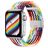 Mobigear Braided Nylon Apple Watch Řemínek Zaklapávací spona - 49/46/45/44 mm - Rainbow