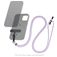 Mobilize Lanyard Cordão para telemóvel universal ajustável - Roxo