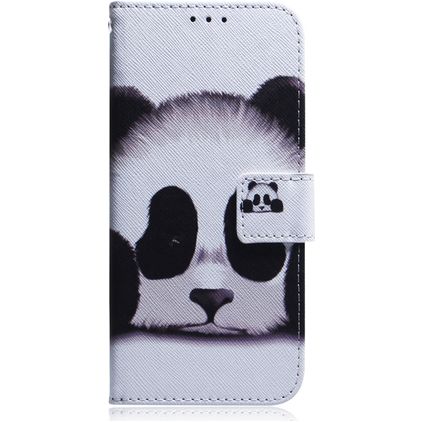 Mobigear Design Samsung Galaxy A21 Wallet case - Panda