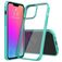 Mobigear Crystal iPhone 13 Pro Max Hard Case Back cover - Clear / Turquoise