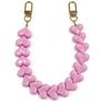 Mobigear Plastic Heart Universal Adjustable Phone Cord - Blush Pink