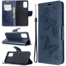 Mobigear Butterfly Samsung Galaxy S20 Plus Funda tipo libro Cartera - Azul
