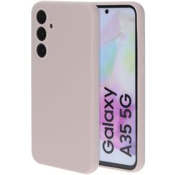 Mobiparts Samsung Galaxy A35 Silikon Zadní kryt - Soft Salmon