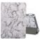 Mobigear Tri-Fold Marble iPad 8 (2020) Capa livro + Suporte para caneta stylus - Cinzento