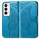 Mobigear Butterfly OPPO Reno 12 Pro Funda tipo libro Cartera - Azul