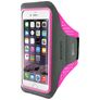 Mobiparts Comfort Fit Mobilholder til løb Neopren Sportscover Løbearmbånd (max 14 cm x 7 cm) - Neon Pink
