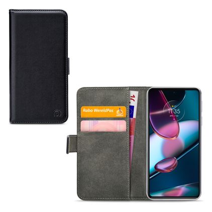 Mobilize Classic Gelly Wallet Motorola Edge X30 Funda tipo libro Cartera - Negro