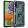 Mobigear Armor Ring Samsung Galaxy A41 Hard Case Back cover Shockproof with Ring Holder - Green