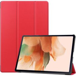 Mobigear Tri-Fold Samsung Galaxy Tab S7 FE Wallet case - Red