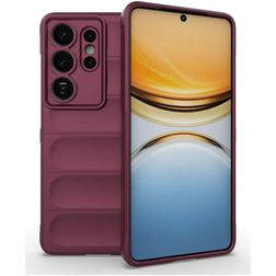 Mobigear Bumpy Samsung Galaxy S26 Ultra TPU flexível Capa traseira - Wine Red
