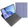 Mobigear Keys iPad 10 (2022) Etui z klapką i klawiaturą Bluetooth QWERTZ + Uchwyt na rysik - Fioletowy
