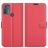 Mobigear Classic Motorola Moto G50 Knížkové pouzdro Peněženka - Červená
