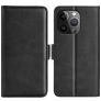 Mobigear Slim Magnet iPhone 15 Pro Max Pungetui med Seddelrum - Sort