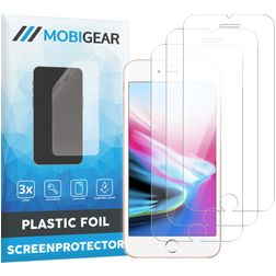 Mobigear iPhone 7 Plus Protezione schermo in pellicola - Compatibile con le cover (confezione da 3)