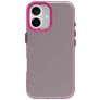 Mobigear Crystal iPhone 16 Plus Plástico rígido Capa traseira - Vermelho