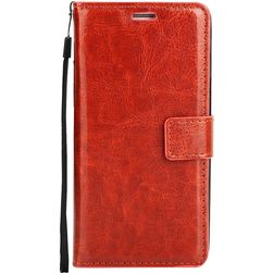Mobigear Wallet Samsung Galaxy A5 (2017) Lompakkokotelo + Setelitasku - Ruskea