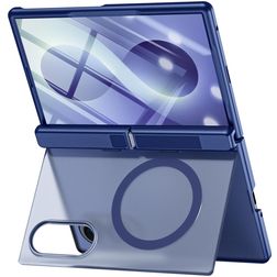 Mobigear Kickstand Samsung Galaxy Z Fold 8 MagSafe Hard Case Back cover Shockproof with Stand - Blue