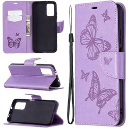 Mobigear Butterfly POCO M3 Capa livro Carteira - Roxo