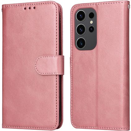Mobigear Wallet Samsung Galaxy S24 Ultra Funda tipo libro Cartera - Oro rosa