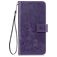 Mobigear Clover Samsung Galaxy A21s Wallet case - Purple