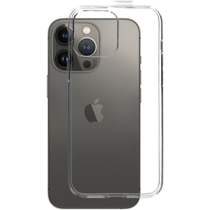 Mobiparts Classic Transparente iPhone 13 Pro Max TPU flexible Carcasa - Transparente