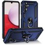 Mobigear Armor Ring Samsung Galaxy A14 Kova Suojakuori Iskunkestävä + Sormuspidike - Sininen