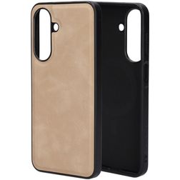 Mobiparts Classic Samsung Galaxy A27 MagSafe TPU / Kunstlæder Bagsidecover - Moonstone Beige