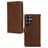Mobilize Wallet Samsung Galaxy S25 Ultra Vera pelle Cover a libro portafoglio - Marrone