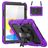 Mobigear SureGrip Xtreme iPad 10 (2022) Plastica rigida / Silicone Back cover + Tracolla + Supporto - Viola
