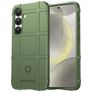 Mobigear Rugged Shield Samsung Galaxy S25 Joustava TPU Suojakuori Iskunkestävä - Vihreä