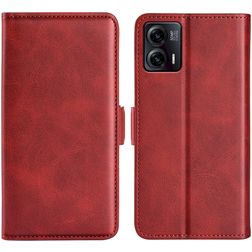 Mobigear Slim Magnet TCL 40 SE Wallet case - Red