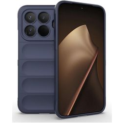 Mobigear Bumpy Xiaomi 15T Pro Fleksibel TPU Bagsidecover - Mørkeblå