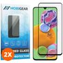 Mobigear Premium Samsung Galaxy A90 Glas Skærmbeskytter - Case Friendly - Sort (2-pak)