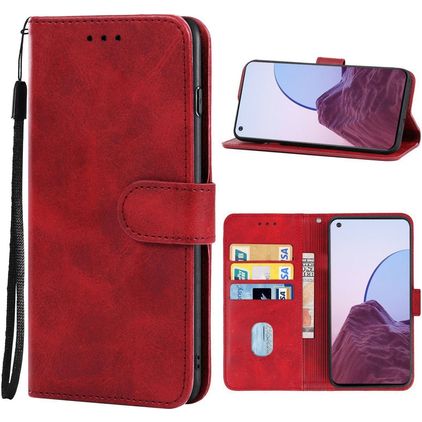 Mobigear Wallet OPPO Reno 7 Lite Wallet case - Red