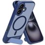 Mobiparts Hardcover iPhone 16 MagSafe Hardcase Back cover con supporto - Satin Blue