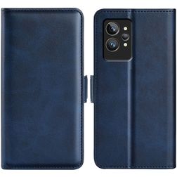 Mobigear Slim Magnet Realme GT2 Pro Funda tipo libro Cartera - Azul oscuro