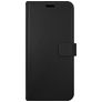 Valenta Gel Skin iPhone 13 Pro Piel auténtica Funda tipo libro Cartera - Negro