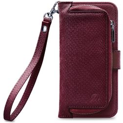 Mobilize Gelly Zipper iPhone XS Max Cover Aftagelig 2-i-1-clutch - Bordeaux